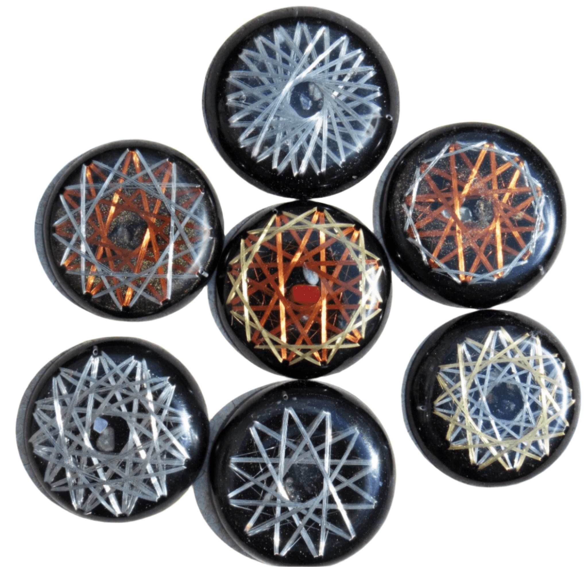 7 Chakra Black Sun Orgone Generator Kit