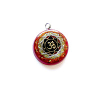 Thumbnail for Collar de Orgonita Metayantra con Símbolo Om: Energía, Protección y Bienestar - Metayantra México