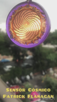 Malachite, Amethyst Crop Circle Resonator 24 Vortex