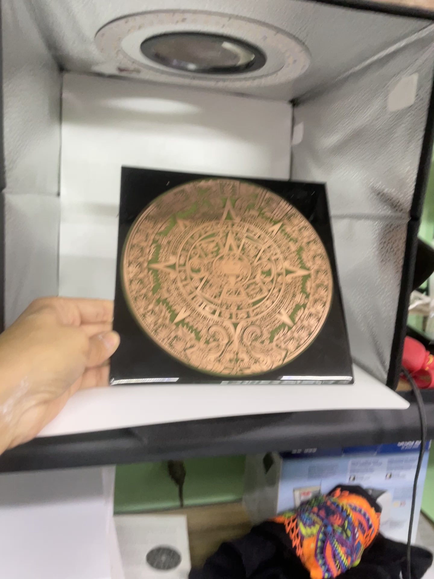 Aztec Calendar Astral Projector (Sun Stone) - Unleash Cosmic Harmony: Elevate your energy 🌌🔮