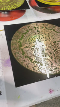 Aztec Calendar Astral Projector (Sun Stone) - Unleash Cosmic Harmony: Elevate your energy 🌌🔮