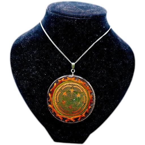 Orgonite Cellular Regenerator Necklace with Crop Circle and Dodecahedral Matrix with 5G PROTECTION