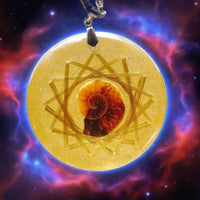 Thumbnail for 13 Vortex Fibonacci Series Auric Golden Proportion with Amonite - Metayantra Consciencia