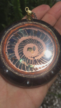 Hanuman Protector from the harmful influence of Saturn 14k gold, silver and copper coil