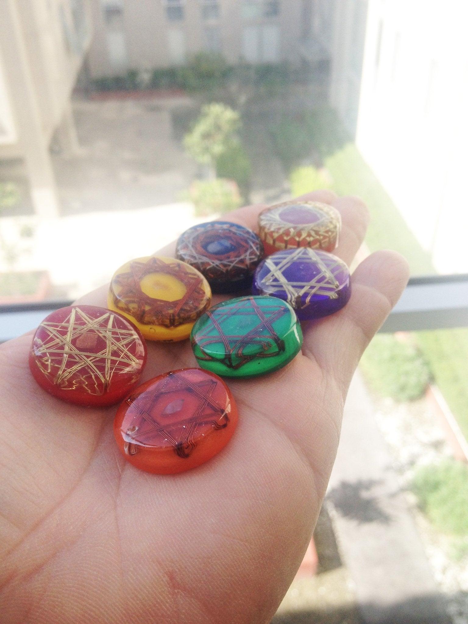 7 Chakras Gemstones | Kit de Sanación Local de los | Metayantra