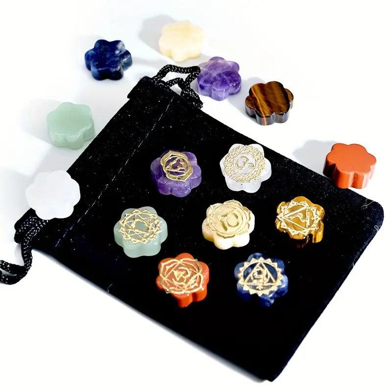 Metayantra 7 Chakras Quartz Set: Balance & Harmony"