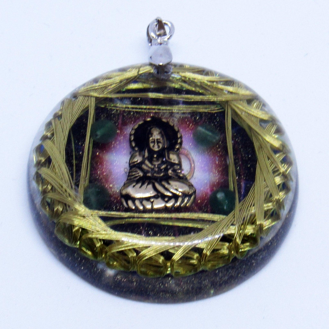 Buddah Gold Plated 4th Chakra Development Meditation Device 24 Vortex - Metayantra Consciencia