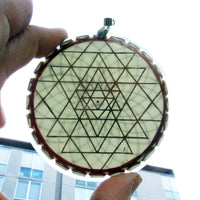 Thumbnail for Double Sri Yantra Moldavite Cosmic Sensor - Metayantra WorldWide