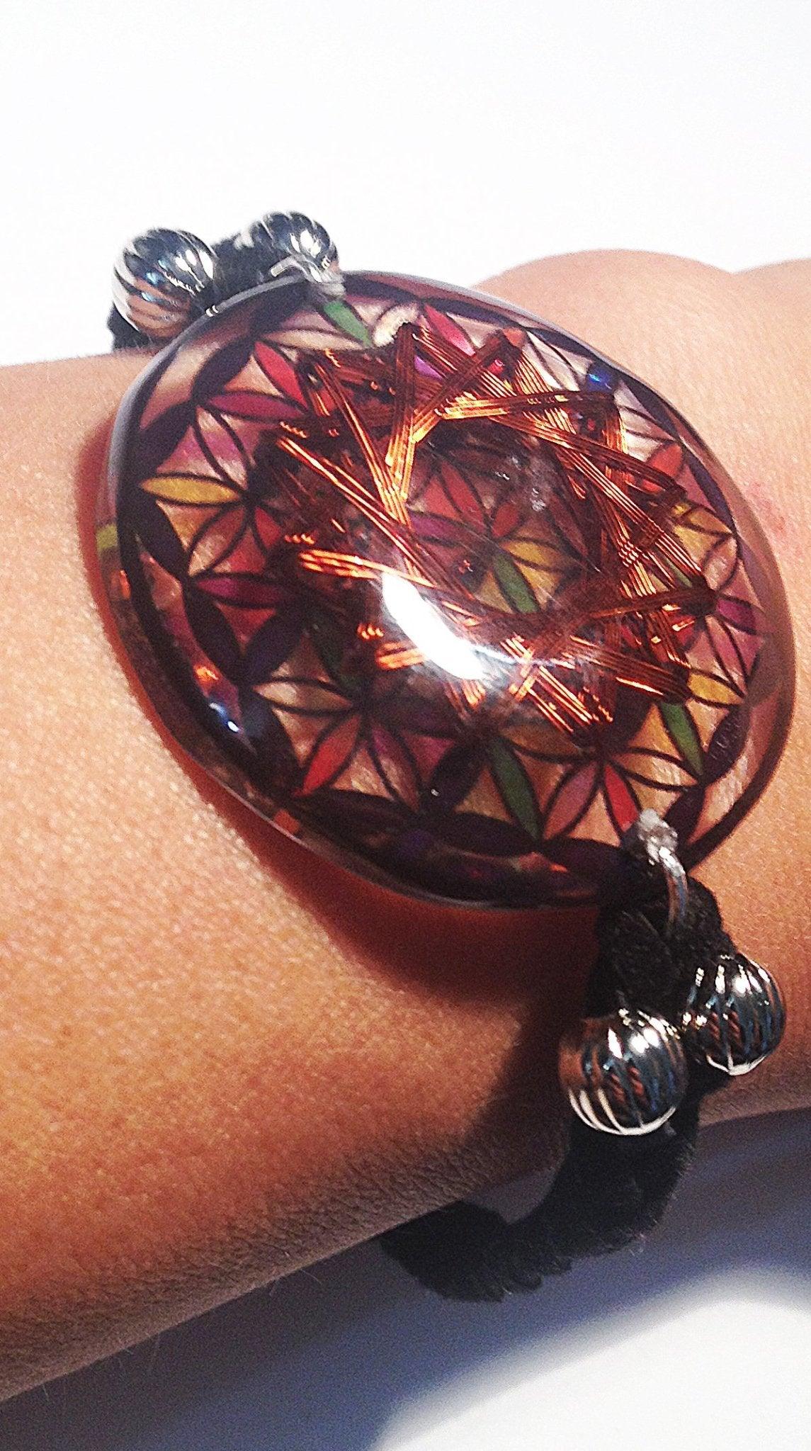 Flower of Life 12 Vortex Bracelet Pariksha Nadi Healer - Metayantra Consciencia