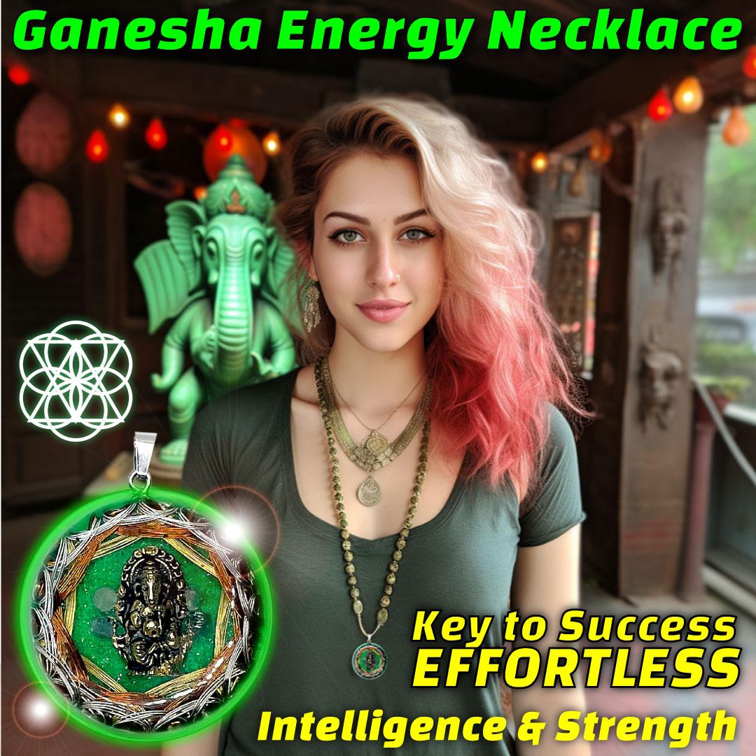 ⚡🐘💎 Ganesha Orgone Energy Necklace: Protection, Wisdom and Good Fortune ⚡🐘💎.