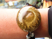 Thumbnail for Golden EMF Transducer 21 Vortex Bracelet - Metayantra Consciencia