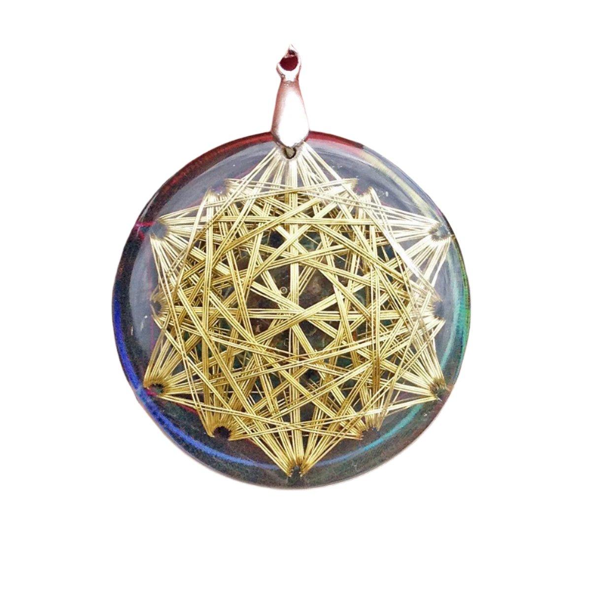 Golden Micro Vector Equilibrium - Metayantra Consciencia