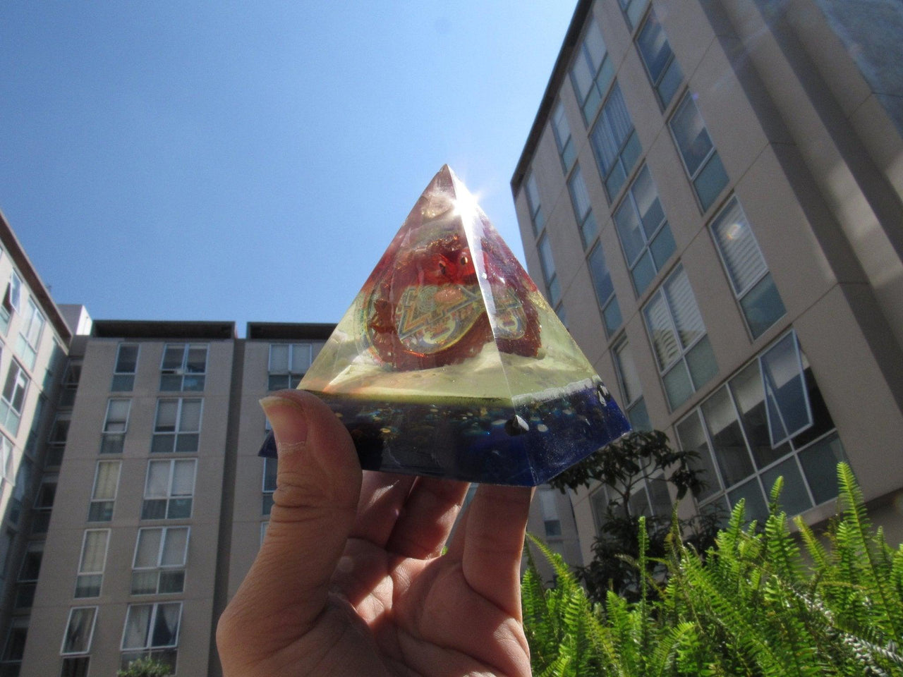 Orgone Mahakala Metayantra Protective Pyramid - Metayantra Consciencia