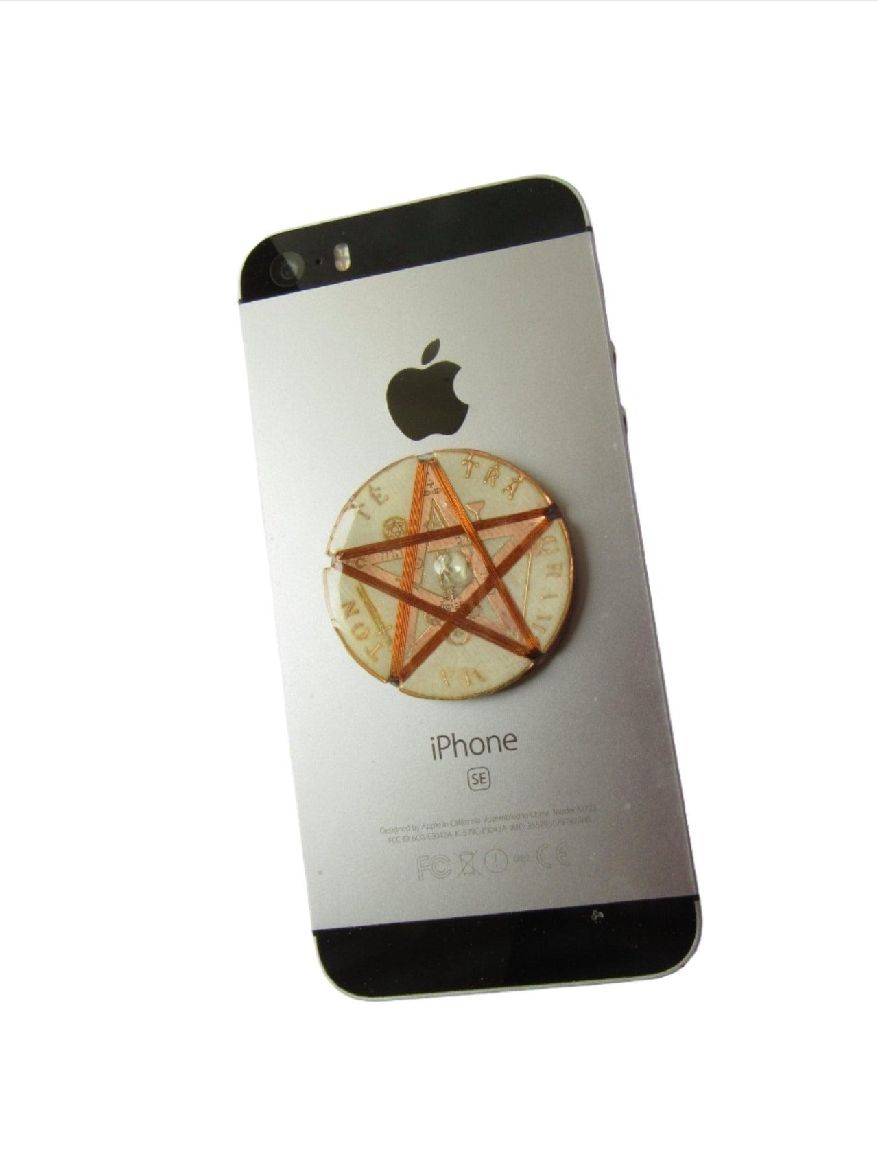 Tetragrammaton Protective Sticker Shield Against Harmful Frequencies for Cell Phones - Metayantra Consciencia