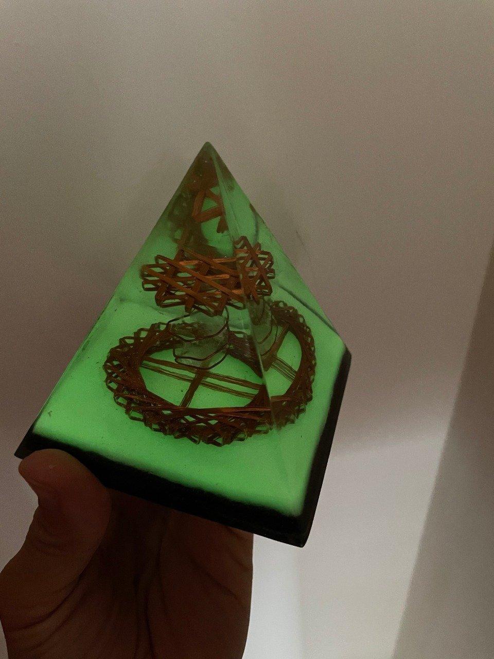 Tower Buster Pyramid Antenna Triple Coil EMF Protector - Metayantra Consciencia